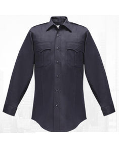 xFlying Cross Women’s P/C Twill Long Sleeve Tactical Shirt, Black - 135R5810