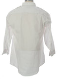 ( DISCONTINUED ) Flying Cross Long Sleeve Poly Blend Command Uniform Shirt - White - 24W5100