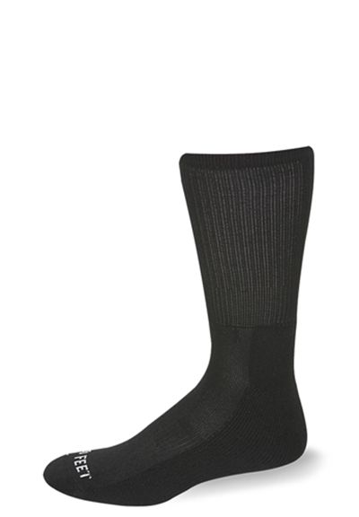 Pro Feet Lightweight Dress Crew Socks, Dark Brown (6 Pairs) - 5825