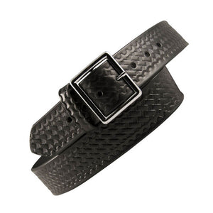 Boston Leather 1 3/4 Garrison Belt Basketweave Black - 6605