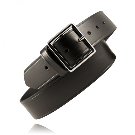 Boston Leather 1 3/4 Garrison Belt Plain Black - 6605