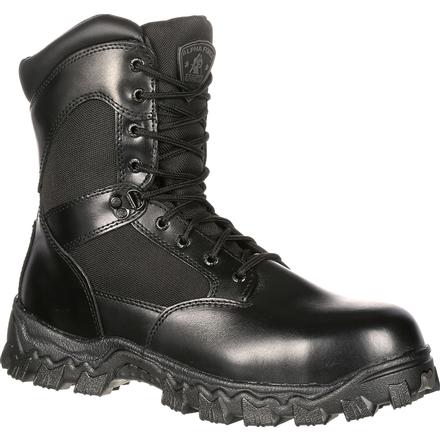 Rocky Alpha Force Zipper Waterproof Public Service Duty Boot - FQ0002173